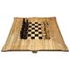 Handmade chess set 3 in 1, 60×30×9 cm, art. 191055, Brown