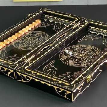 Handmade backgammon, 52×26×8 cm, art.190344