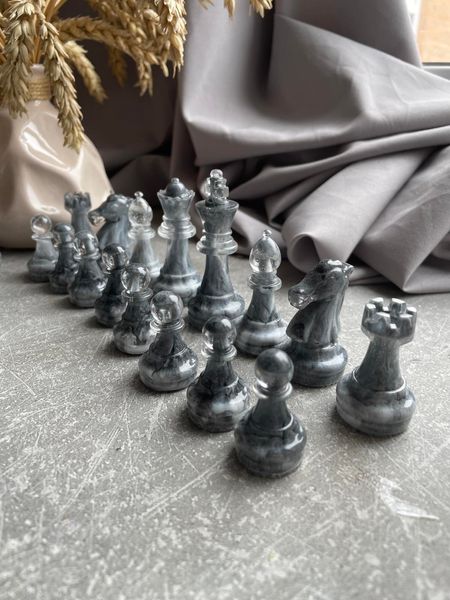 Set of chess pieces "Classic" made of epoxy resin, art. 809928