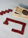 Dominoes "GrossMeister" made of acrylic stone, art. 400014, Red-gold