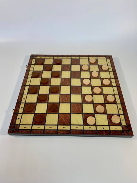 Chess&Backgammon set, 49×24×5 см, art. 198014, Brown