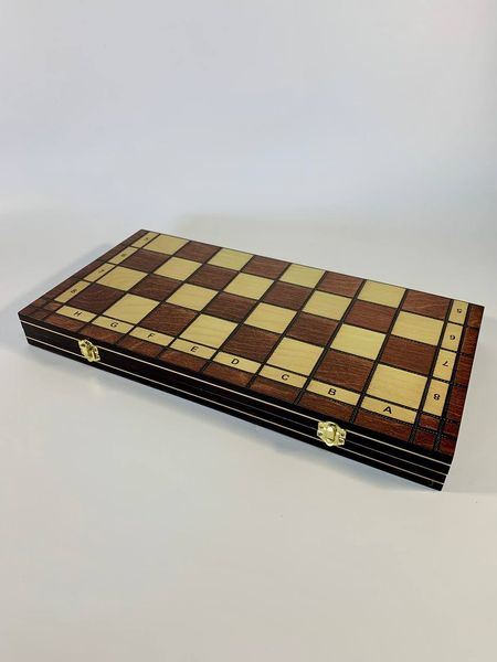 Chess&Backgammon set, 49×24×5 см, art. 198014, Brown