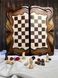 Handmade chess set 3 in 1, 60×30×9 cm, art. 191056, Brown