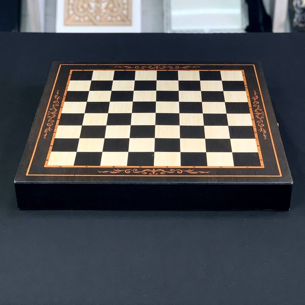 Chess set with drawers for pieces, 38×38 см, арт. 198010, Brown