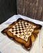 Handmade chess set 3 in 1, 60×30×9 cm, art. 191056, Brown