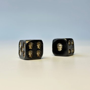 Cubes stylized, carbolite, 16 mm, art. 803004