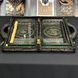 Wooden backgammon, carved under glass, GrossMeister, black, 58 × 28 × 9 cm, art. 192345, Black