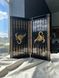 Backgammon made of black acrylic stone "Golden Scorpion" 58×28×5 cm, Black