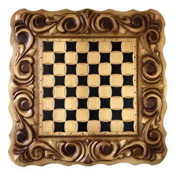 Handmade chess, 70×35×8 cm, art. 191001, Brown