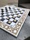 Luxury chess&backgammon set made of white acrylic stone 60×30 cm, art. 190614, White