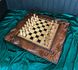 Handmade chess set 3 in 1, 60×30×9 cm, art. 191037, Brown