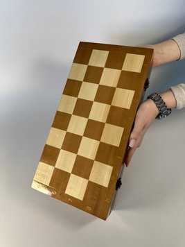 Handmade chessboard with storage cells, art. 191007