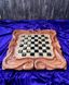 Handmade chess set 3 in 1, 60×30×9 cm, art. 191049, Brown