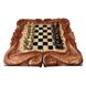 Handmade chess set 3 in 1, 60×30×9 cm, art. 191049, Brown