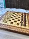 Exclusive chess 3 in 1 made of wood 60×30×9 cm, art. 191301