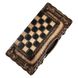 Exclusive chess set 3 in 1 made of wood 60×30×7 cm