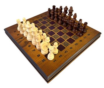 Chessboard made of wood, 33×33×4 cm, art. 191106, Brown