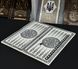 Luxurious backgammon set in white acrylic stone, perfect gift, White