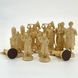 Chess pieces made of wood, "Hetman's Army", brown, art. 809325