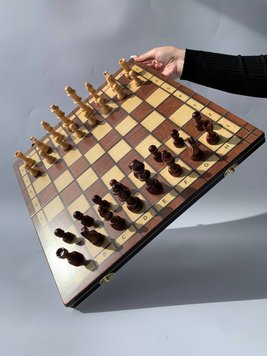 Magnetic chess, 39×20×4 см, art.198003, Brown