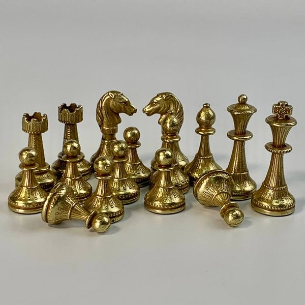 Metal chess pieces, medium, Italfama "Classic", art. 809926