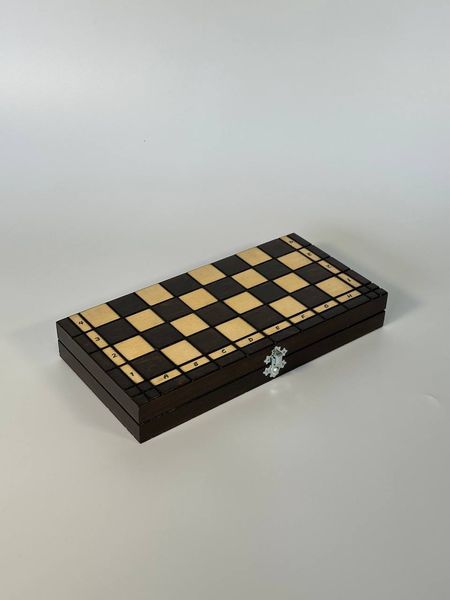 Travel chessboard, 31×16×5 см, арт. 194010, Black