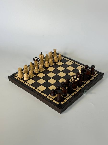 Travel chessboard, 31×16×5 см, арт. 194010, Black