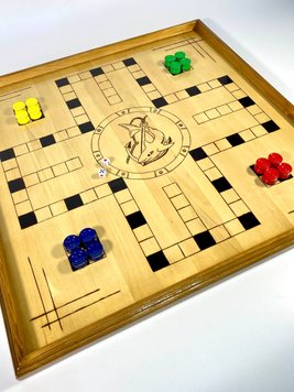 Board game Carrom, 60×60 cm, art. 198007