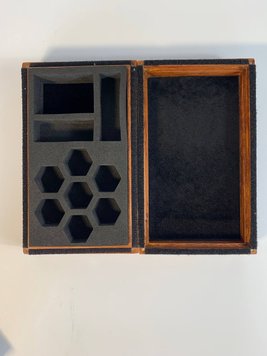 Double-sided organizer box for dice, 20×12cm, art. 808003